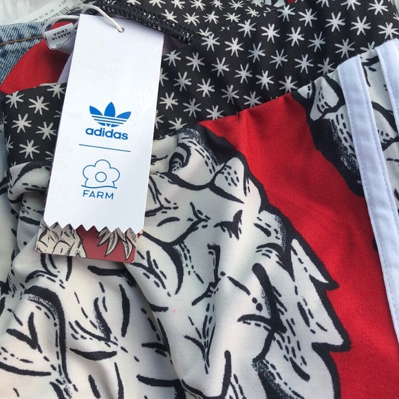 RARE Adidas‼️1 LEFT‼️ farm red pineapple leggings - Picture 7 of 8